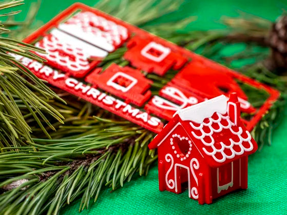 Casita Navidad Armable
