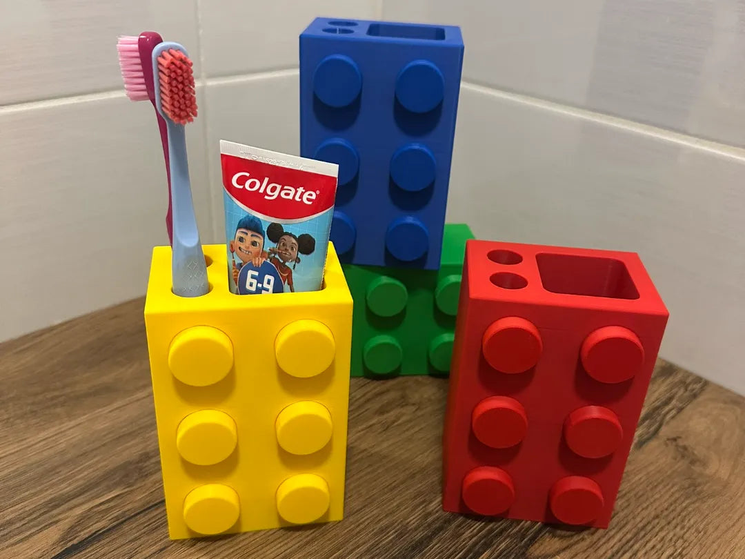 Porta Cepillos de Lego