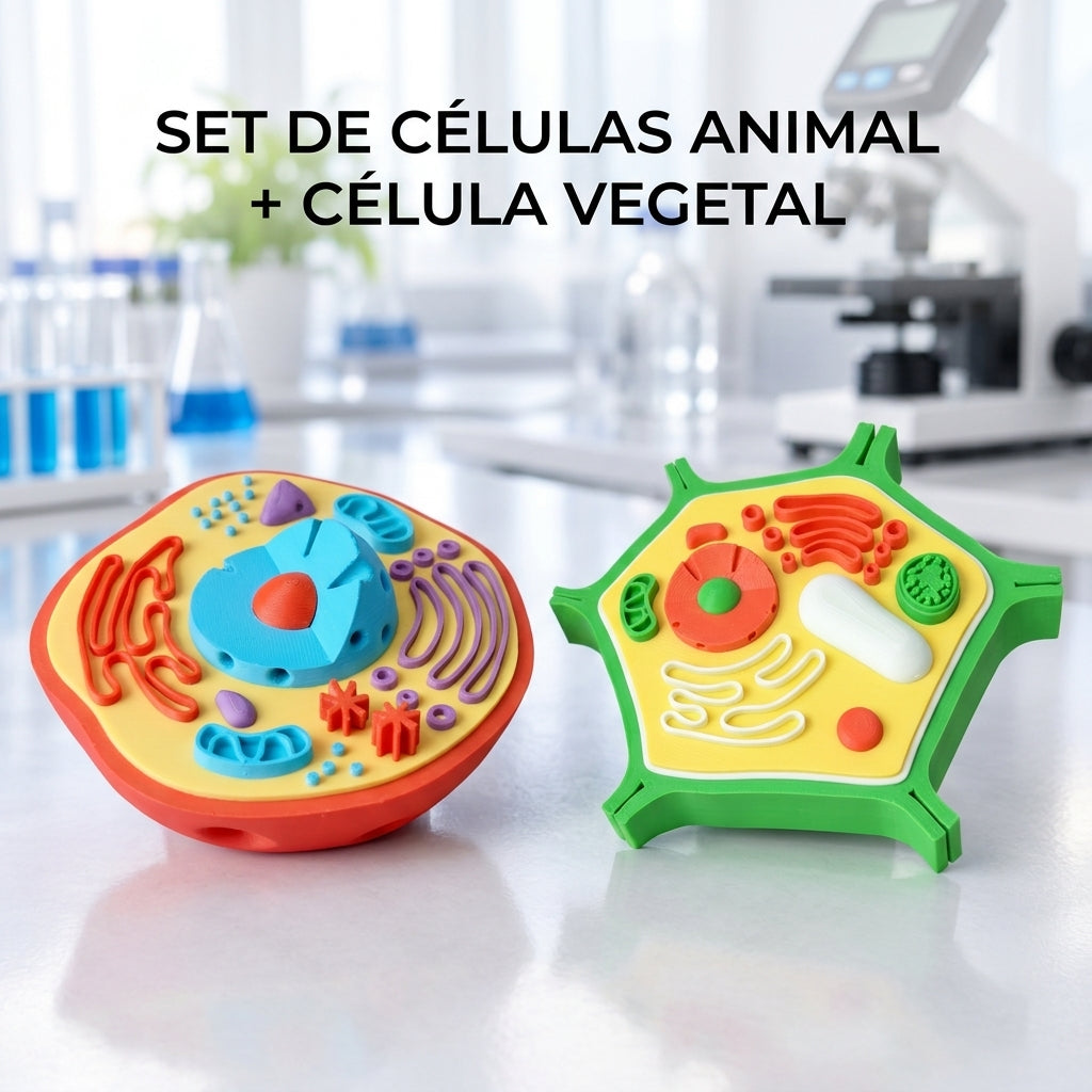 Set Células Vegetal y Animal 3D