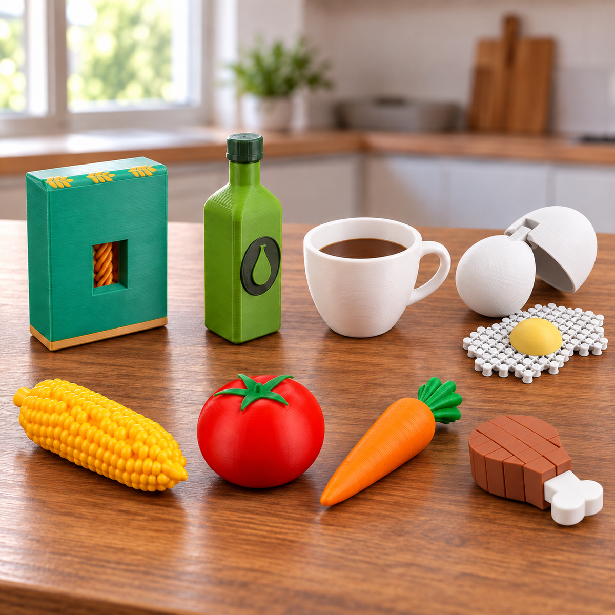Set comida sensorial 8 Juguetes