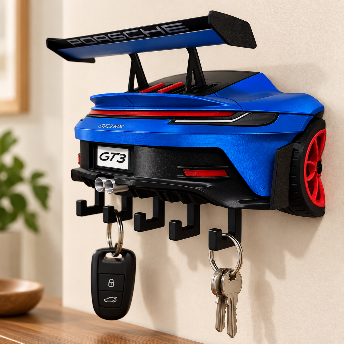 Auto Porshe para llaves